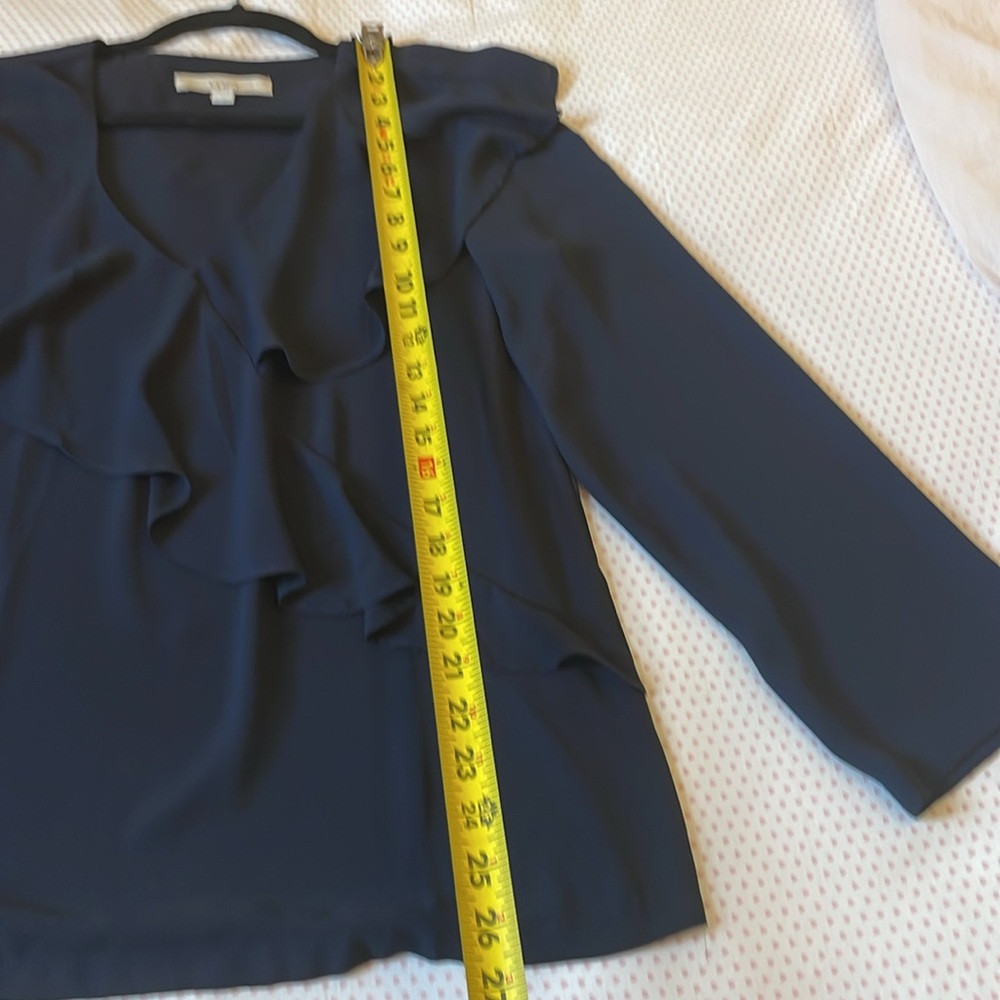 Women's Navy Blouse - Picture 6 of 8